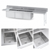 Thumbnail image #3 for Advance Tabco 119-Inch Right-Hand 3-Compartment Sink Dishtable with 18