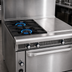 Thumbnail image #3 for Imperial Spec Series 36-Inch Heavy-Duty Gas Range with 4 Open Burners, 12-Inch Hot Top, and Convection Oven