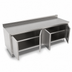 Thumbnail image #3 for John Boos Enclosed Stainless Steel Work Table with Hinged Doors, 120