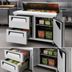 Thumbnail image #3 for Turbo Air Super Deluxe 2-Section Sandwich/Salad Prep Table with 2 Drawers and 1 Door, 48-1/4 Inch, 15 Cu. Ft.