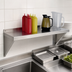 Thumbnail image #3 for New Age 48-Inch Solid Aluminum Wall Shelf, 12-Inch Deep, 18 Gauge