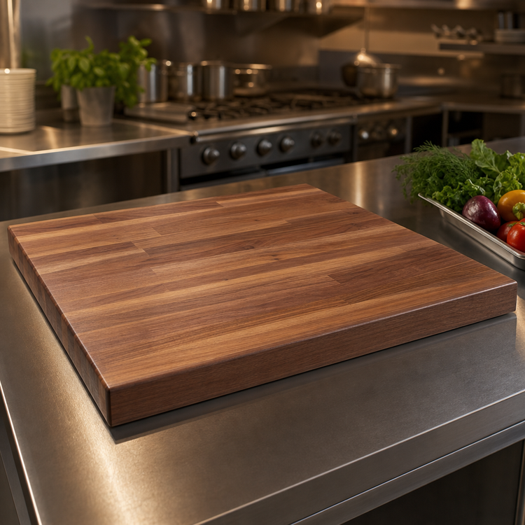 Product image #3 for Boos Block American Black Walnut Blended Edge Grain Kitchen Countertop, 12 x 25 x 1-1/2 Inch, Varnique Finish
