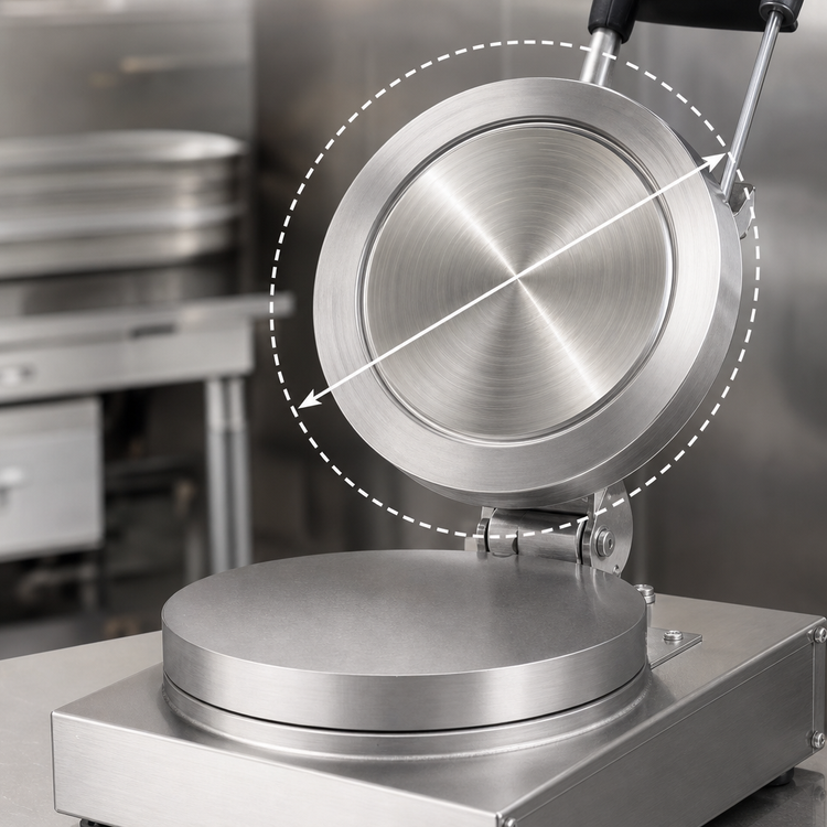 Product image #3 for DoughXpress 14-Inch Interchangeable Platen for Compatible Dough Presses