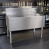 Thumbnail image #3 for Stainless Steel Free Standing Underbar Drainboard with Removable Perforated Insert, 42