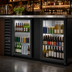 Thumbnail image #3 for Beverage-Air BB68HC-G-B 68-Inch Two-Section Glass Door Back Bar Refrigerator