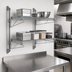Thumbnail image #3 for Quantum Cantilever Double Shelf Post Wall-Mount Shelving Unit, 72 x 18 Inches, Gray Epoxy Finish