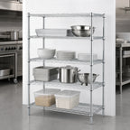 Thumbnail image #3 for Metro Super Erecta N446C 4-Shelf Stationary Wire Shelving Starter Unit, 42 x 21 x 63 Inches, Chrome Plated