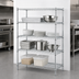Thumbnail image #3 for Metro Super Erecta 4-Shelf Stationary Wire Shelving Starter Unit, 42 x 21 x 63 Inches, Chrome Plated