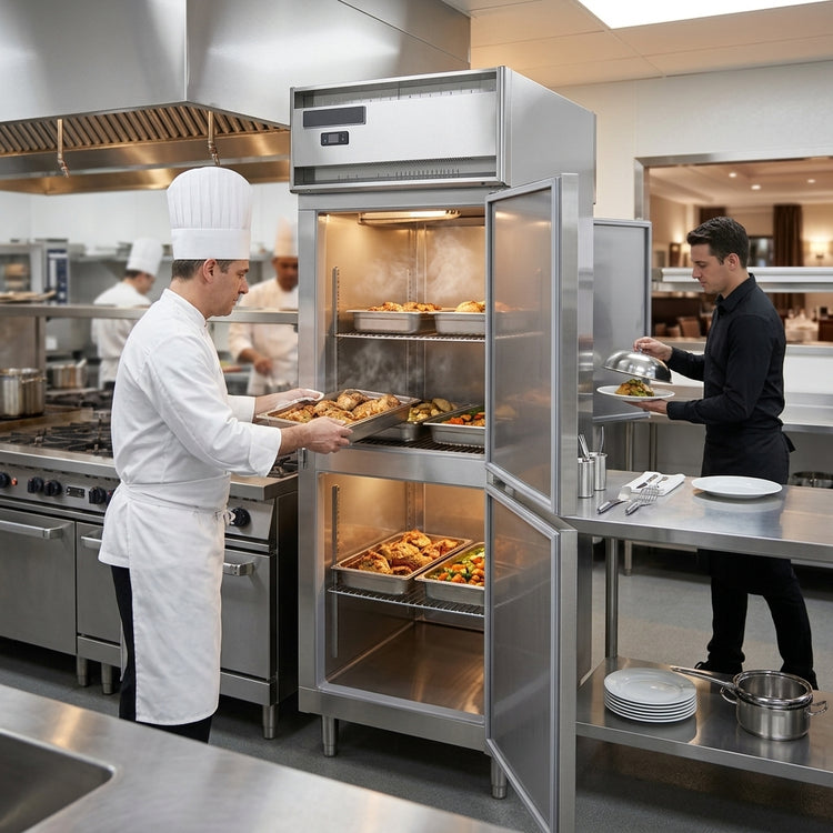 Product image #2 for Continental Refrigerator DL1W-PT-HD Designer Line One-Section Pass-Thru Heated Holding Cabinet