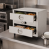 Thumbnail image #4 for Toastmaster Electric Freestanding Two-Drawer Drawer Warmer, 120V, 12 x 20-Inch Pan Capacity