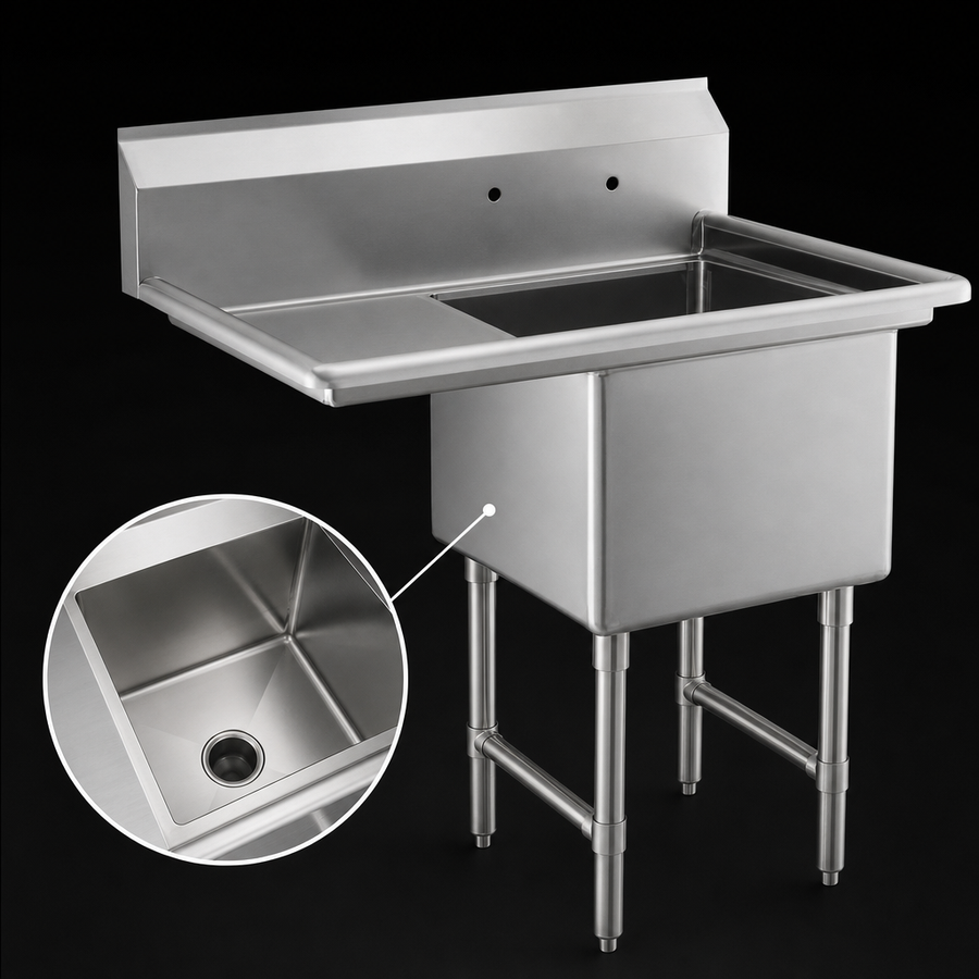 Fabricated Single Bowl