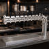Thumbnail image #4 for Pipe Cantilever Countertop Air-Cooled Draft Dispensing Tower with 8 Stainless Steel Faucets