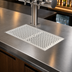 Thumbnail image #3 for Perlick Drop-In Stainless Steel Drip Tray Trough for Service Stations, 24 x 12 Inches