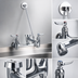 Thumbnail image #3 for Wall-Mount Service Sink Faucet with Vacuum Breaker, 6-1/2-Inch Spout, and 8-Inch Centers