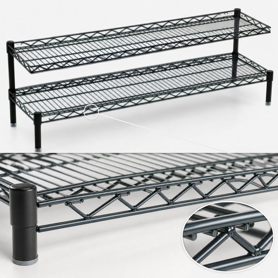 Patented QuadTruss Bottom Shelf