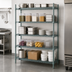 Thumbnail image #3 for Redipak 5-Tier Stationary Wire Shelving Unit, 60 x 24 x 74 Inches, Blue-Green Hybrid Epoxy Finish