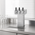 Thumbnail image #3 for Perlick Extra High 2-Faucet Standard Base Countertop Glycol-Cooled Tee Draft Beer Tower, Stainless Steel