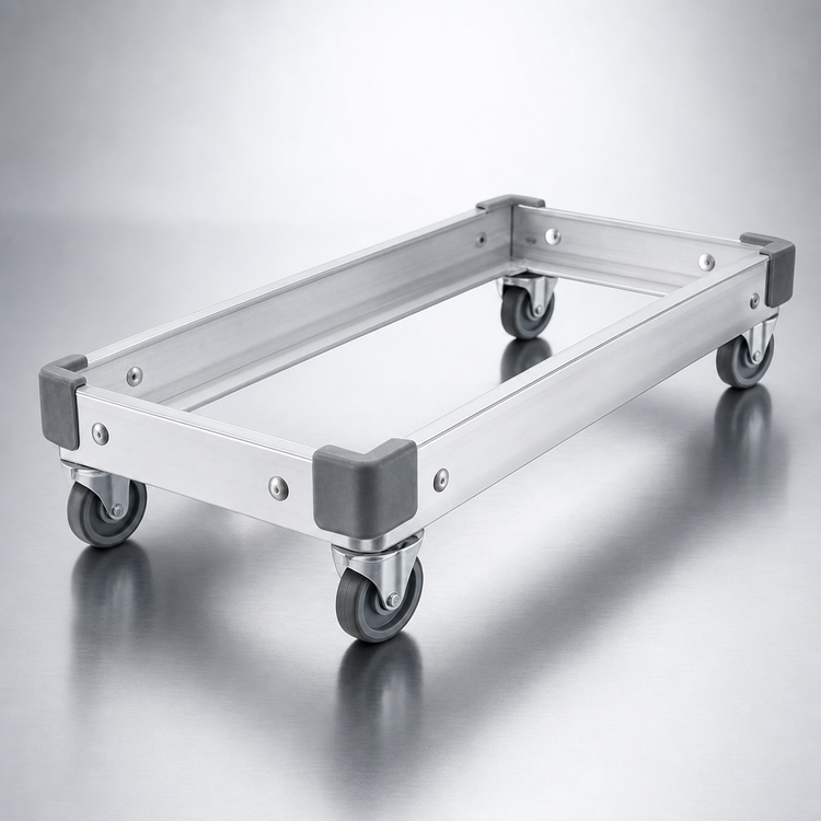 Product image #3 for Metro 42 x 21-Inch Aluminum Truck Dolly Frame with Corner Bumpers