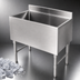 Thumbnail image #3 for 48 Inch Stainless Steel Underbar Ice Chest with 130 lb. Ice Capacity