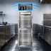 Thumbnail image #3 for Continental Refrigerator Designer Line 1-Section Shallow Depth Half-Height Glass Door Reach-In Freezer
