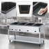 Thumbnail image #3 for Vollrath ServeWell SL 4-Well Electric Hot Food Table with Stainless Steel Undershelf