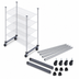 Thumbnail image #3 for Quantum 18-Inch Overhead Track Shelving Mobile Kit with 74-Inch Posts