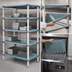 Thumbnail image #3 for MetroMax i 4-Shelf Starter Polymer Shelving Unit, 42W x 24D x 63H, Blue