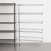 Thumbnail image #3 for EagleGard 5-Tier Add-On Wire Shelving Unit, 24-Inch W x 21-Inch D x 74-Inch H, EAGLEgard Hybrid Epoxy Finish