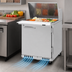 Thumbnail image #4 for Turbo Air PRO Series Mega Top Sandwich/Salad Prep Table, 27-1/2 In. Wide, 1 Section, Front Breathing