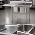 Thumbnail image #3 for Eagle Group 414 Series 2-Compartment Stainless Steel Sink with Left Drainboard