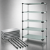 Thumbnail image #3 for Quantum 5-Shelf Solid Stainless Steel Shelving Starter Kit, 36