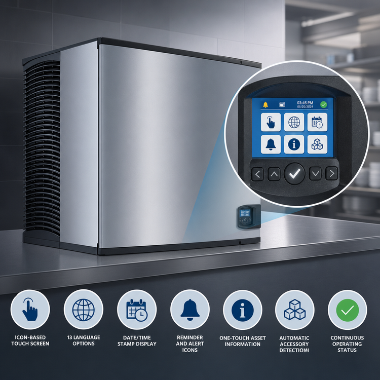 Product image #3 for Manitowoc Indigo NXT IDT1200A Air-Cooled Self-Contained Dice Cube Ice Machine