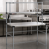 Thumbnail image #4 for Metro Super Erecta HOT 48-Inch x 24-Inch Stainless Steel Heated Workstation with Open Base and Wire Overshelf
