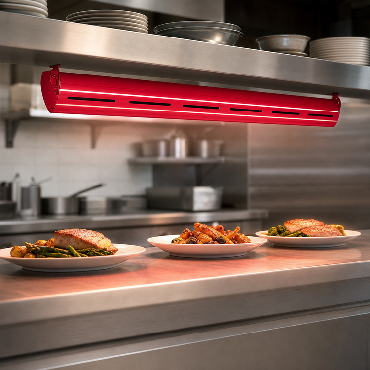 Product image #3 for Hatco Glo-Ray Curved 60-Inch Infrared Strip Heater, 1050W Standard Watt