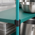 Thumbnail image #3 for QuadPlus Solid Polymer Shelf Mat with Wire Quad-Adjust Frame, 36 x 21 Inches, Green