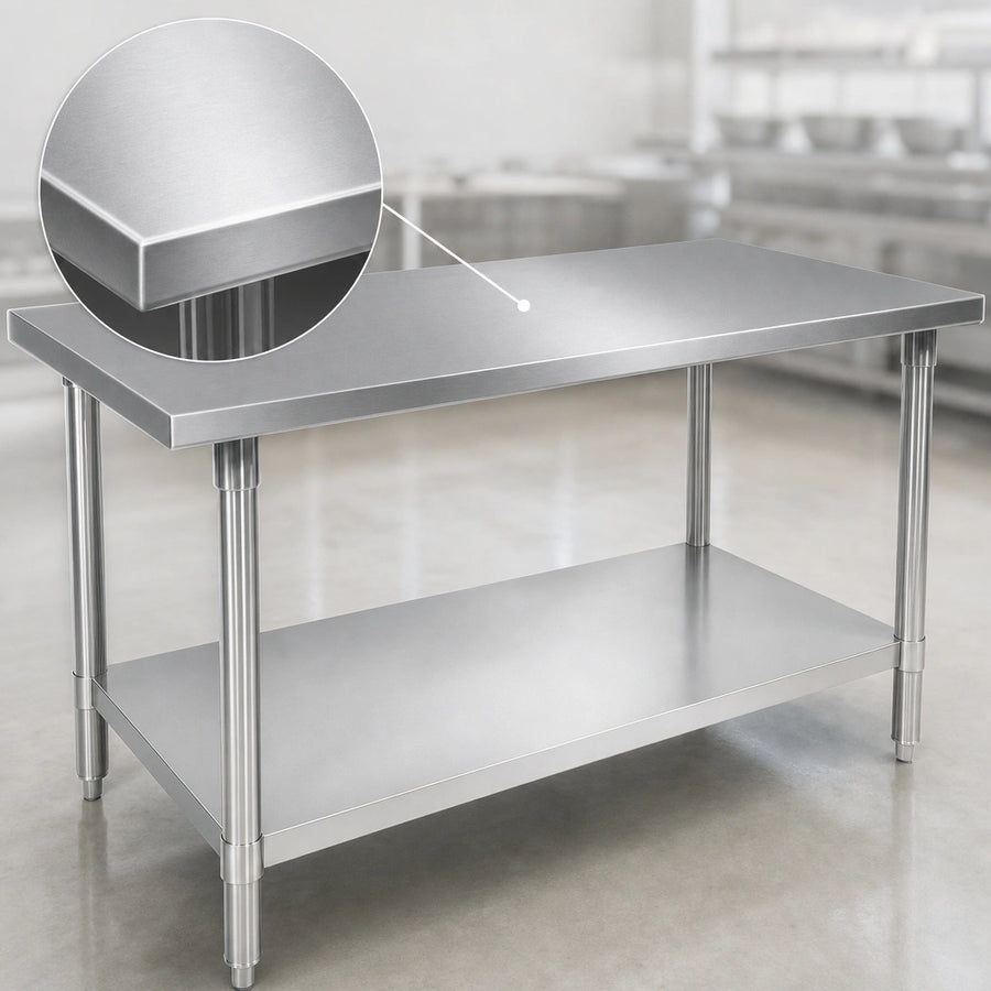16-Gauge Stainless Steel Top