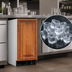 Thumbnail image #3 for Hoshizaki Cube-Style Air-Cooled Self-Contained Ice Machine with 27 lb Bin and 54 lb/Day Production