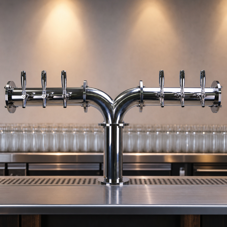 Product image #3 for Micro Matic Titan Y 6-Faucet Glycol-Cooled Draft Tower