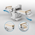 Thumbnail image #3 for Univex SFG 600 TM Reversible Floor Dough Sheeter with 24-Inch Hard Chrome Rollers