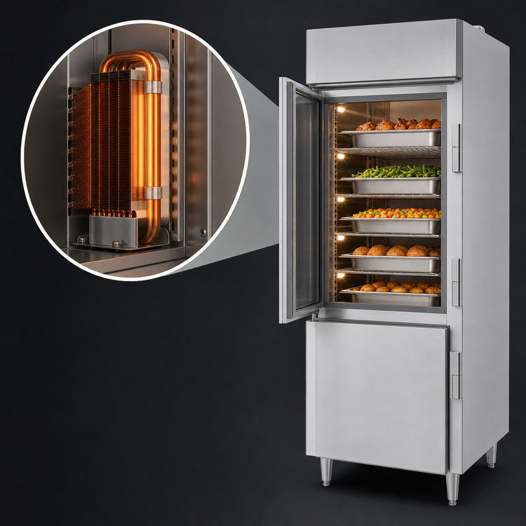 Product image #3 for Victory UltraSpec™ Solid Half-Door Reach-In Warming Cabinet, 21.5 Cu. Ft., Standard Depth, 208-240V