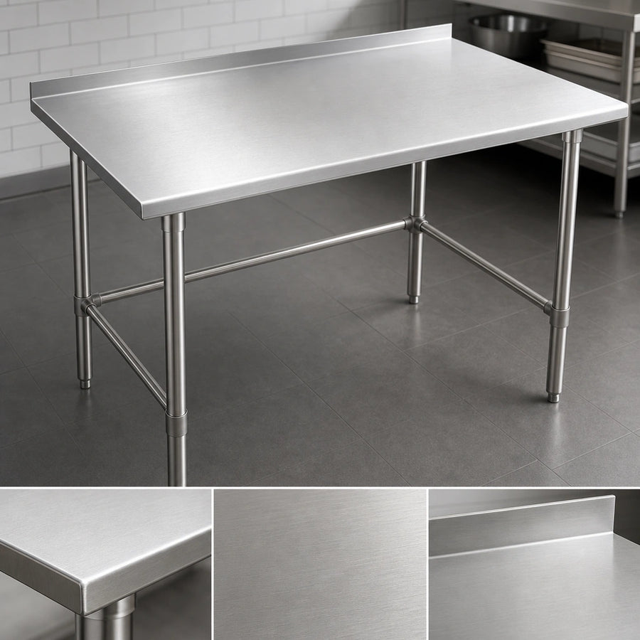 16-Gauge Stainless Steel Top