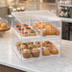 Thumbnail image #3 for Vollrath Cubic Acrylic 2 x 2 Countertop Pastry Display Case with 4 Drawers