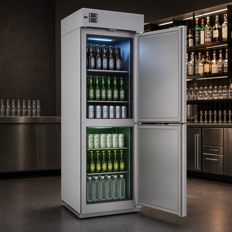 Product image #3 for Glastender Two-Zone High Profile Back Bar Cooler, 24-Inch Wide