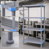 Thumbnail image #3 for Quantum Millenia 24-Inch Wide x 21-Inch Deep x 86-Inch High Gray Polymer Starter Shelving Unit