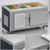 Thumbnail image #3 for Atlas Metal INFTR-4 Mobile Solid Top Unit with Refrigerated Base, 64-Inch