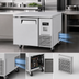 Thumbnail image #3 for Turbo Air J Series Side Mount Undercounter Freezer, 1-Section, 11 Cu. Ft., 44 Inch Wide