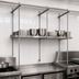 Thumbnail image #3 for Quantum 18-Inch Overhead Track Shelving Intermediate Kit with 86-Inch Posts and Support Brackets
