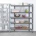 Thumbnail image #3 for Cambro Camshelving Elements XTRA 5-Tier Vented Stationary Add-On Shelving Unit, 72 x 18 x 72 Inches, Speckled Gray