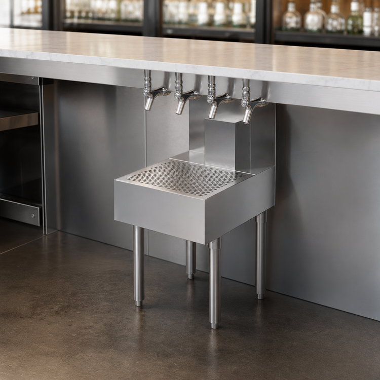 Product image #3 for Krowne Royal Series 18-Inch Underbar Beer Drainer, 24-Inch Deep