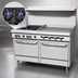 Thumbnail image #3 for Southbend S-Series 60-Inch Gas Restaurant Range with 2 Open Burners, 48-Inch Griddle, Convection Oven, and Standard Oven